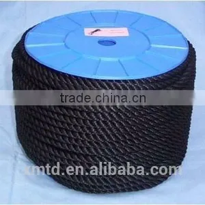 Black 3 Strand pp Nylon Anchor Mooring Rope thumbnail-1