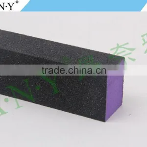 Nail Art Manicure Polishing Cheap Purple Sponge 3 Way Nail Buffer thumbnail-3