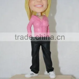 Polyresin Bobble Head,resin Girl Bobble Head Doll thumbnail-1