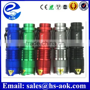 Personalized Cheap Bulk LED Mini Flashlight AA Battery Pocket Small Multi Color Mini Flashlight thumbnail-3