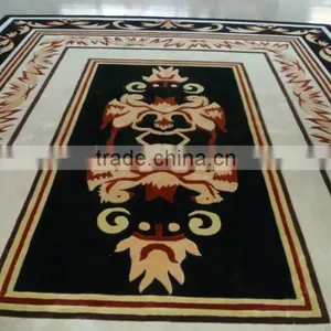 Best Quality Living Room Fine Pattern Deep Cutting Velour Hand Tufted Carpet thumbnail-3