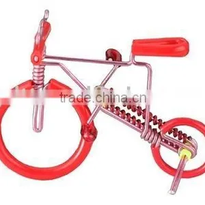 Mini Bike Shape Wire Key Chains thumbnail-1