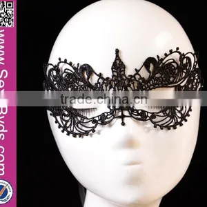 Wholesale New Fashion Lace Halloween Party Mask thumbnail-6