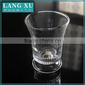 Factory Direct Machine Pressed Clear Drinking Glasses With Base thumbnail-3