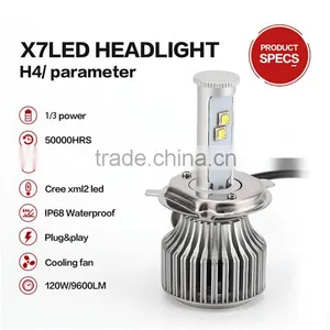 Hot Selling Waterproof Level High H4 Led Headlight P43t in Retail thumbnail-4