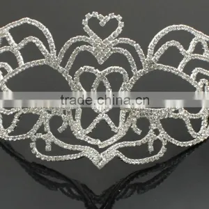 Top Seller Cheap Fashion Bling Diamante Mask for Masked Ball H0231 thumbnail-1