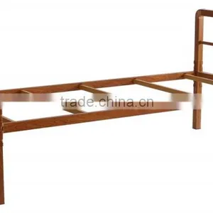 Fashion High Quality Durable Bedroom Furniture Steel Single Bed for Hotel thumbnail-1