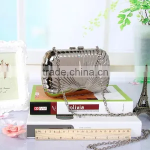 Hard Case Evening Bag Clutch Bag Metal Frame Ladies Bridal Clutch Bags thumbnail-1