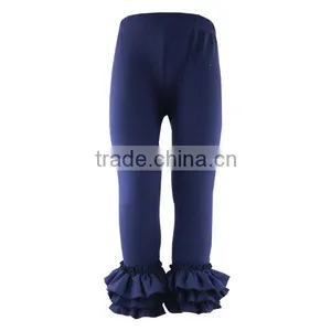 2016 Fall Boutique Girl Ruffled Pants Red Christmas Pants Wholesale Kids Ruffle Legging Baby Girl Ruffle Pants thumbnail-5