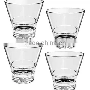 Competitive Price Custom Pack of 4 Crystal Rock Glasses thumbnail-3