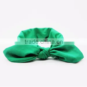 YA New Cute Girls and Women Bowknot Hairbands Turban Knot Rabbit Headband Headwrap Top Cloth Headwear Hair Accessories thumbnail-4