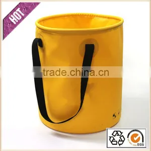 Fishing Folding Bucket 10L 20L 30L Flexible and Foldable PVC Tarpaulin Folding Bucket With Lid thumbnail-4