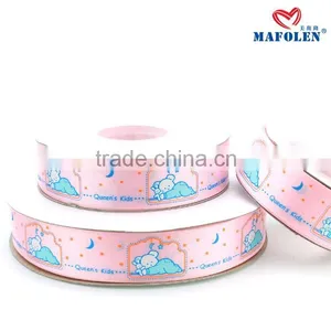 Popular Lovely Cartoon Printed Satin Ribbon for Sale thumbnail-6