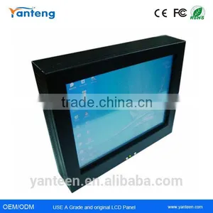 Square Screen 15inch Fanless Mini Industrial pc With Black Powder Coated Aluminum Front Cover thumbnail-1