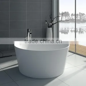 New Product Hotel Bathroom Project Artificial Stone Bathtubs, Freestanding Bathtub,acrylic Solid Surface Bathtub thumbnail-1