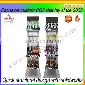 High End Brush Floor Custom POS Display Rack thumbnail-1