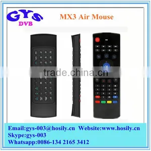 Newest MX3 Air Mouse 2.4GHz Remote Control Wireless Keyboard Wireless Mouse With USB Receiver thumbnail-1