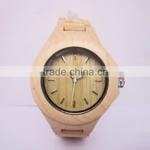 2015 High Quality Fashion Wooden Watches Brand Luxury Japan Movement Wood Big Wristwatch Lover Relogio Masculino Watch Wooden thumbnail-2