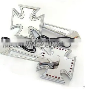 Motor View Mirror Motorcycle Mirror for Yamaha Motor Side Mirror Integrated Mirror Turn Led Signal Mirror thumbnail-1