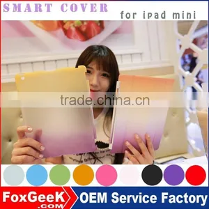 High Quality Leather Protective Cover and Tablet Case for Ipad Mini With Beautiful Smart Cover Magnetic for Ipad Mini thumbnail-1