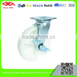 100mm-200mm Heavy Duty Nylon Casters With Welding Steel thumbnail-4