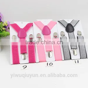 New Children Kids Boy Girls Toddler Clip-on Suspenders Elastic Adjustable Braces thumbnail-1