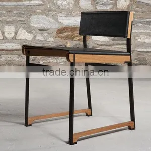 Mango Wood & Iron Chair thumbnail-2
