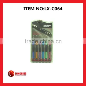 Factory Supply Best Selling Promotion 7 Pcs Precision Screwdrivers Set With Flashlight thumbnail-1