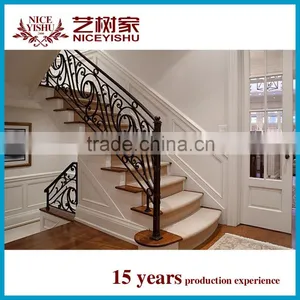 Metal Door Stair Railings System / Iron Handrails Design thumbnail-5