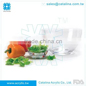 Taiwan Manufacturer Acrylic Plastic Salad Bowl thumbnail-6