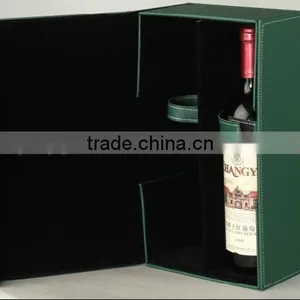 Portable High Quality Leather Wine Box thumbnail-3