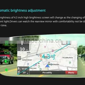 4.3 Inch REAR VIEW MIRROR WITH Mirror-Link thumbnail-2
