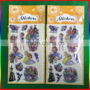 Embossed PVC Stickers Princess Design Stickers thumbnail-4
