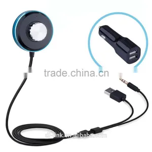 Factory Direct Supply! BT-3 Bluetooth 4.0 Car Handsfree Wireless Audio Receiver 3.5mm Auxiliary Jack thumbnail-2