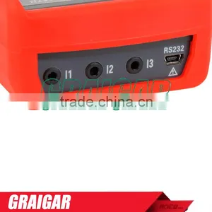 Uni-T Ut267b Auto 3 Three Clamp Digital Phase Meter Va Volt Ammeter Power Factor Tester Power Meter W Rs-232 & Lcd Backlight thumbnail-5
