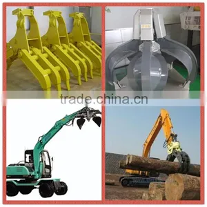 ZX55USR Hitachi Excavator Hydraulic Rotating Log Grapple, Wooden and Stone Grapple for Sale thumbnail-5