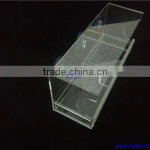 Clear Acrylic Window Bird Feeder With Removable Tray thumbnail-4
