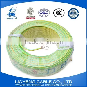 Green-yellow Earthing Wire PVC Insulated Copper Conductor Electric Cable 35mm2 thumbnail-2