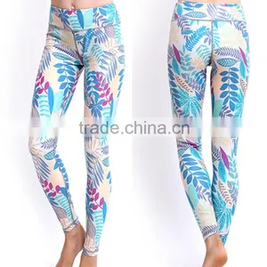 Custom Sublimation Printed Yoga Leggings Wholesale thumbnail-5