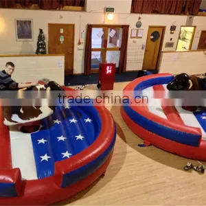Bucking Bronco Inflatable Rodeo Bull for Adults,Wipeout Games Mechanical Bull for Adults thumbnail-3