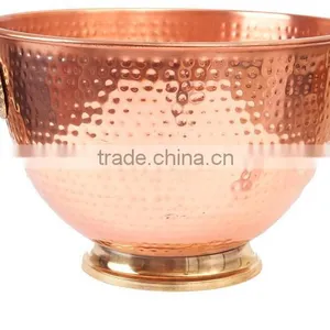 Old Dutch Round Copper Party Tub Champagne Bowl Punch Bowl thumbnail-1