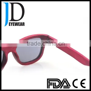 Custom Logo Natural Wood Free Sample Aviator Sunglasses thumbnail-4