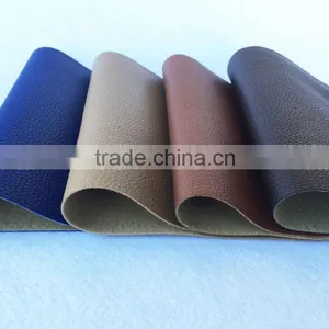 Embossed Litchi Synthetic PVC Leather High Quaker Imitation Leather for Car Seat Faux Leatherlity Thic thumbnail-5