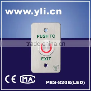 Waterproof Piezoelectric Exit Button With LED thumbnail-1
