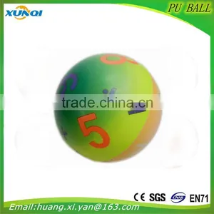 Digital PU Foam Ball High Quality Children Toy Balls Soft Anti Stress Ball thumbnail-1