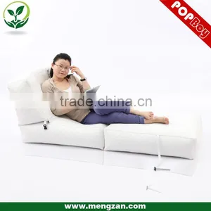 Cozy Sac White Bean Bag Chair thumbnail-1