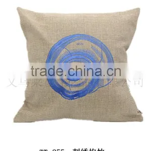 No Minimum Order Quantity Custom Size Embroidery Or Digital Printing Linen Pillow Cover thumbnail-1