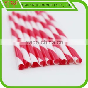 Straight Drinking Straw With pp Spiral Colorful Straw thumbnail-2