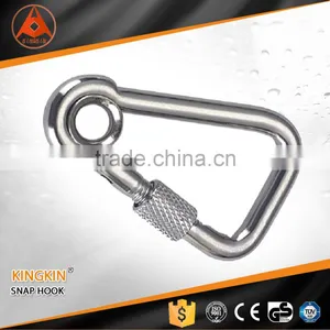 High Practical Triangular Form Spring Snap Hook With Nut thumbnail-1