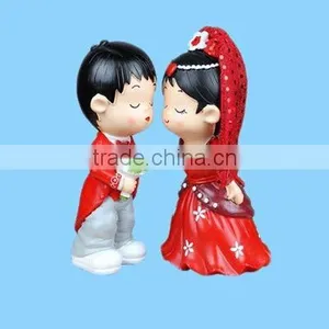 Cute Polyresin Wedding Couples thumbnail-1